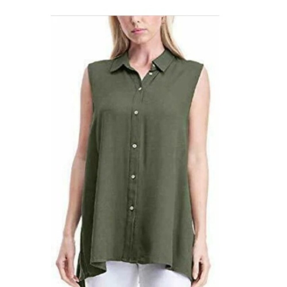 Fever Ladies' Sleeveless Blouse (Olive)